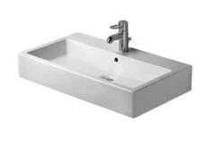 Duravit Vero - Wastafel 700x470 Mm, 1 Kraangat, Met WonderGliss, Alpine Wit 04547000001