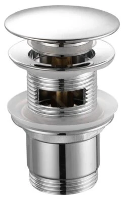 Aqualine Toebehoren - Afsluitbare Afvoerplug, ClickClack, Chroom TF7001