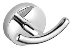 Aqualine Samba - Dubbele Handdoekhaak, Chroom SB123