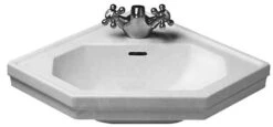 Duravit 1930 - Fontein Met Overloop, 595x450 Mm, WonderGliss, Wit 07934200001