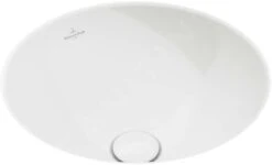 Villeroy & Boch Loop&Friends - Onderbouw Wastafel, Diameter 380 Mm, Zonder Overloop, Alpine Wit 4A520101