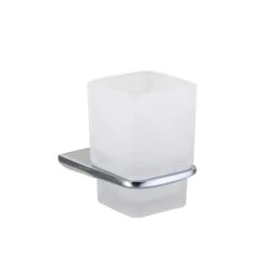 Kielle Vega - Tandenborstelhouder, Mat Glas/chroom 40018000