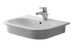 Duravit D-Code - Inbouw Wastafel, 545x435 Mm, 1 Kraangat, Wit 0337540000