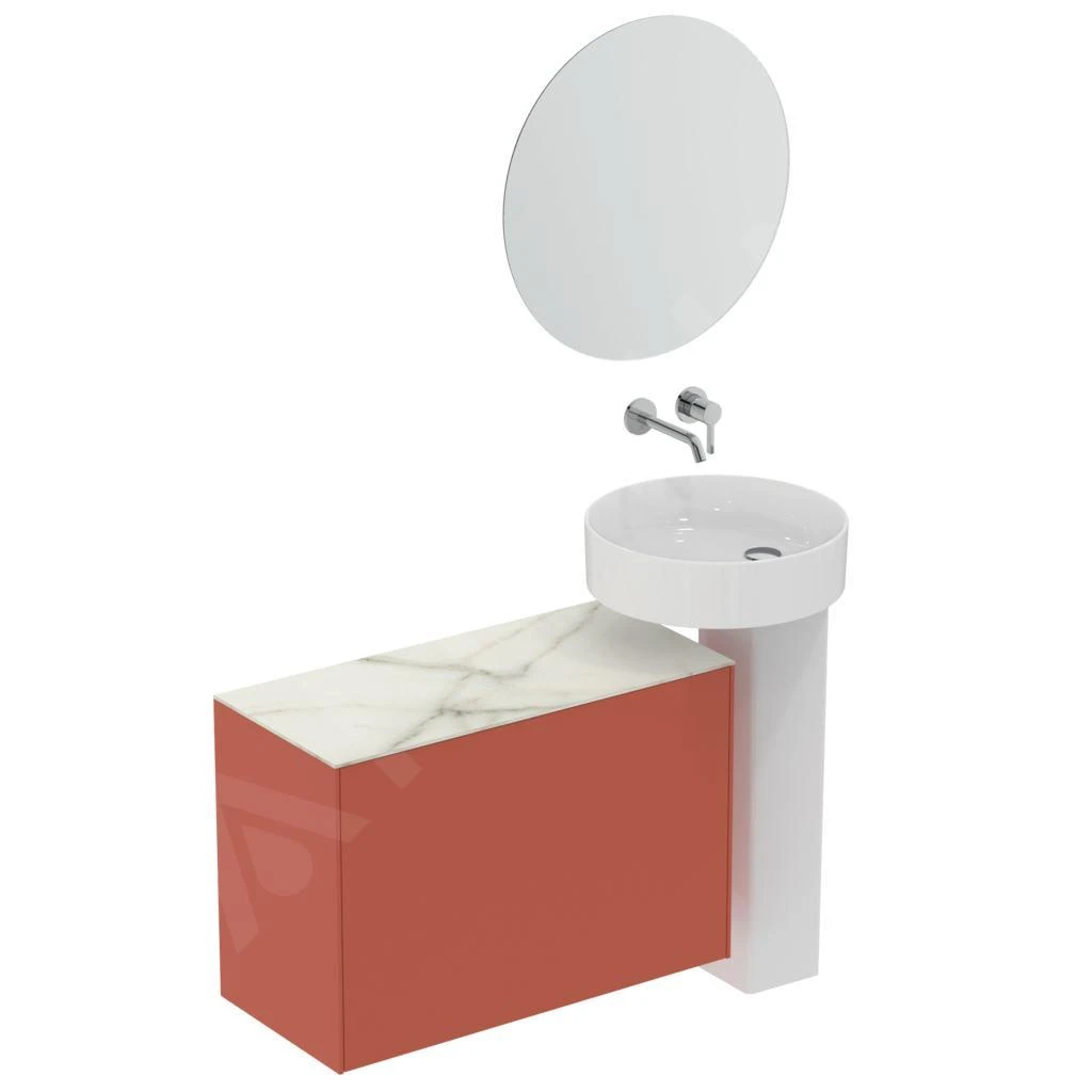 Ideal Standard Conca Ceram - Opbouw Wastafel, Diameter 450 Mm, Zonder Overloop, Wit T369601 - Afbeelding 4