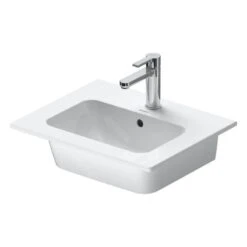 Duravit ME By Starck - Meubelwastafel 530x430 Mm, Met Kraangat, Met WonderGliss, Wit 23365300001
