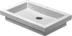 Duravit 2nd Floor - Wastafel Zonder Overloop, 580x415 Mm, Wit 0317580029
