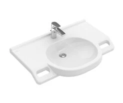Villeroy & Boch ViCare - Vita Wastafel 800x550 Mm, Zonder Overloop, 1 Kraangat, Alpine Wit 41208101