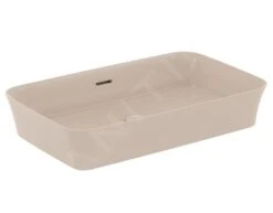 Ideal Standard Ipalyss - Opbouw Wastafel, 650x400 Mm, Met Overloop, Mink E1887V8