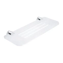 Nimco Bormo - Planchet Met Gefreesde Gaten, Lengte 300 Mm, Mat Plexiglass/chroom BR X330-26