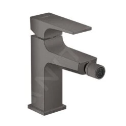 Hansgrohe Metropol - Bidetkraan Met Afvoergarnituur Push-Open, Geborsteld Zwart Chroom 32520340