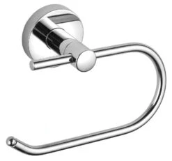 Aqualine Samba - Toiletrolhouder Zonder Deksel, Chroom SB117