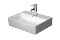 Duravit DuraSquare - Fontein 450x350 Mm, Met 1 Kraangat, DuraCeram, Alpine Wit 0732450041