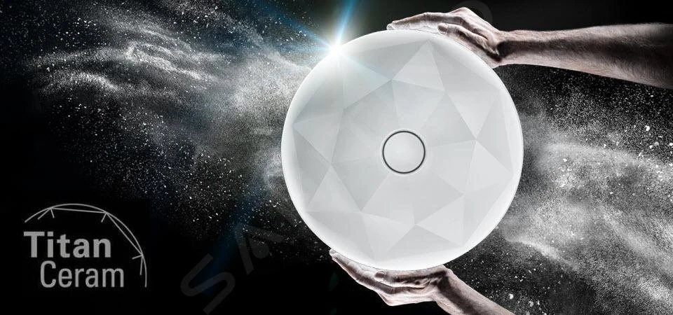 Villeroy & Boch Artis - Waskom Op Blad, 410x410 Mm, Alpine Wit 41784101 - Afbeelding 5