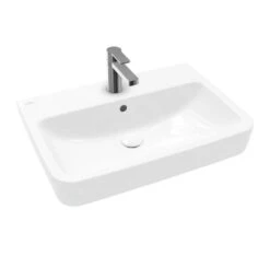 Villeroy & Boch O.novo - Wastafel 650x460 Mm, Met Overloop, Met Kraangat, Alpine Wit 4A416501