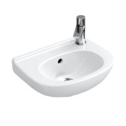 Villeroy & Boch O.novo - Fontein Compact, 360x275 Mm, Met Overloop, Kraangat Links, Alpine Wit 53603901