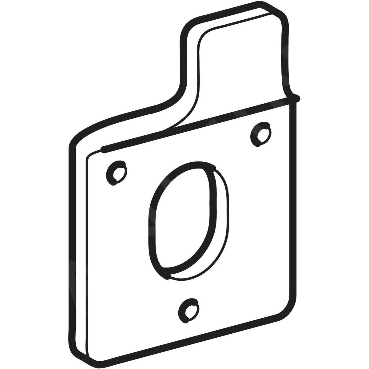 Geberit Toebehoren - Bevestigingsconsole Voor Fontein 554005000 - Afbeelding 2