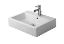 Duravit Vero - Inbouwwastafel, 500x470 Mm, Met Overloop, WonderGliss, Wit 04525000001