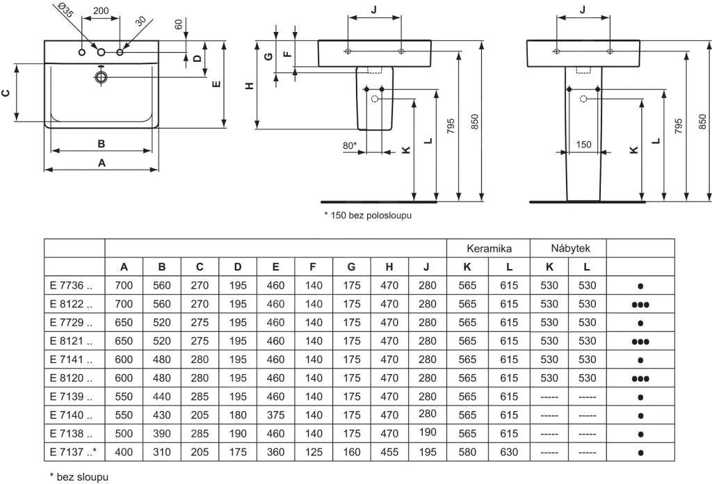 Ideal Standard Connect - Fontein Cube, 400x360x160 Mm, 1 Kraangat, Met Ideal Plus, Wit E7137MA - Afbeelding 2