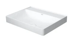 Duravit DuraSquare - Opzetwastafel 600x470 Mm, DuraCeram, Met WonderGliss, Alpine Wit 23546000701