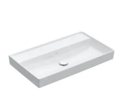 Villeroy & Boch Collaro - Meubelwastafel 800x470 Mm, Zonder Overloop, Zonder Kraangat, CeramicPlus, Alpine Wit 4A3383R1