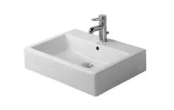 Duravit Vero - Wastafel 600x470 Mm, Met Overloop, Met Kraangat, Wit 0454600027