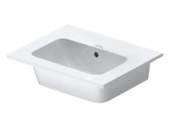Duravit ME By Starck - Meubelwastafel 530x430 Mm, Met WonderGliss, Wit 23365300601