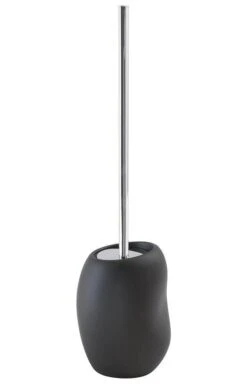 Sapho Gedy Badkameraccessoires - Iside Toiletborstel Met Kom, Mat Zwart 183314