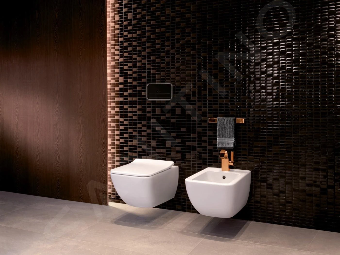 Villeroy & Boch Venticello - Wandbidet, Met 1 Kraangat, Alpine Wit 44110001 - Afbeelding 5