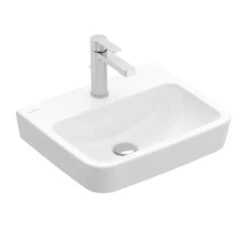 Villeroy & Boch O.novo - Fontein 500x370 Mm, Zonder Overloop, Kraangat, CeramicPlus, Alpine Wit 434451R1