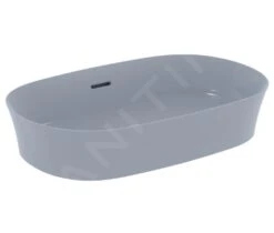 Ideal Standard Ipalyss - Opbouw Wastafel, 600x380 Mm, Met Overloop, Powder E1397X8