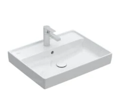 Villeroy & Boch Collaro - Meubelwastafel 600x470 Mm, Met Overloop, Kraangat, CeramicPlus, Alpine Wit 4A336GR1
