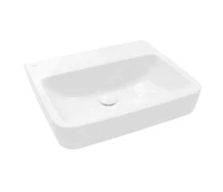 Villeroy & Boch O.novo - Wastafel 550x460 Mm, Zonder Overloop, Zonder Kraangat, CeramicPlus, Alpine Wit 4A4158R1