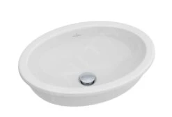 Villeroy & Boch Loop&Friends - Inbouw Wastafel 430x285 Mm, Met Overloop, Zonder Kraangat, Alpine Wit 61611001