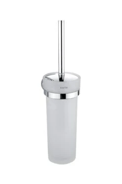 Kielle Aura - Toiletborstel Houder, Mat Glas/chroom 40502010