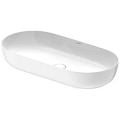 Duravit Luv - Opzetwastafel, 800x400 Mm, Zonder Overloop, Wit/mat Wit 0379802600