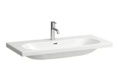 Laufen Lua - Meubelwastafel 46x100 Cm, Met Overloop, Kraangat, LCC, Wit H8100894001041