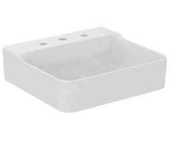 Ideal Standard Conca Ceram - Wastafel 500x450 Mm, Zonder Overloop, Met 3 Kraangaten, Wit T378601