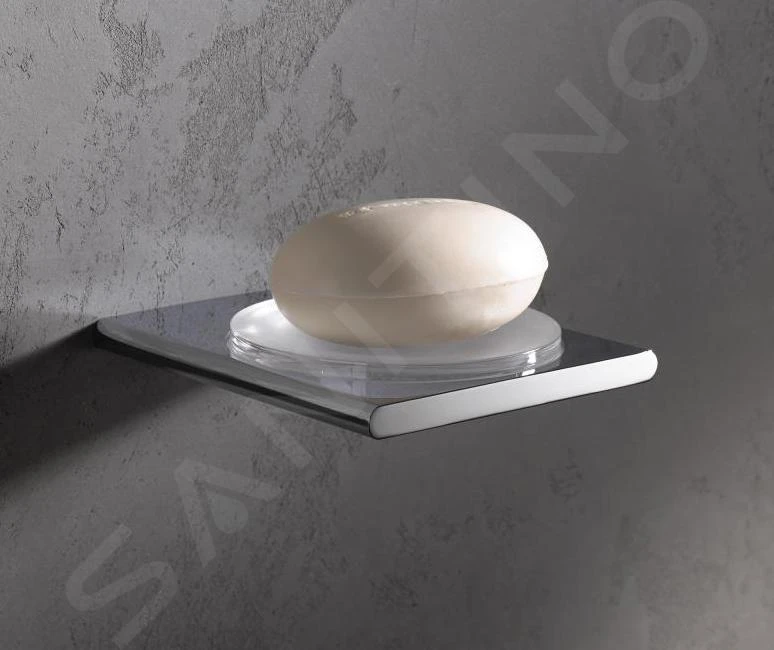 Keuco Edition 400 - Zeepschaal Met Houder, Mat Glas/chroom 11555019000