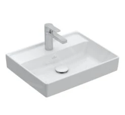 Villeroy & Boch Collaro - Fontein 500x400 Mm, Zonder Overloop, 1 Kraangat, CeramicPlus, Alpine Wit 433451R1