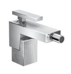 Axor Edge - Bidetkraan Met Afvoergarnituur, Chroom/diamond Cut 46211000