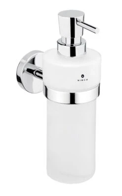 Nimco Unix - Zeepdispenser Met Houder, Mat Glas/chroom UN 13031W-T-26