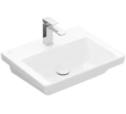 Villeroy & Boch Subway 3.0 - Wastafel 550x440 Mm, Zonder Overloop, Met Kraangat, Alpine Wit 4A705601