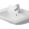 Duravit Starck 3 - Wastafel 700x490 Mm, Met 1 Kraangat, Wit 0304700000