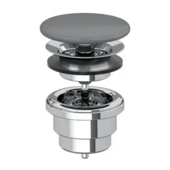 Villeroy & Boch Toebehoren - Niet-afsluitbaar Afvoerventiel, Grafiet 680800i4