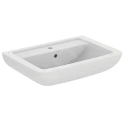 Ideal Standard Eurovit - Wastafel 650x460x190 Mm, Met Overloop, 1 Kraangat, Wit V302801