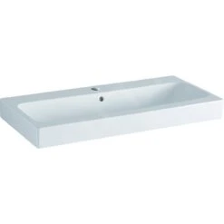 Geberit ICon - Wastafel 600x485 Mm, Met Overloop, Met Kraangat, Wit 124060000