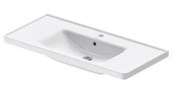 Duravit D-Neo - Wastafel 1000x480 Mm, Met Kraangat, Met WonderGliss, Wit 23671000001