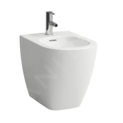 Laufen Lua - Staand Bidet, Kraangat, LCC, Wit H8320814003021