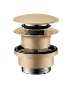 Hansgrohe Afvoergarnituren - Afvoergarnituur Push-Open Voor Wastafel- En Bidetkranen, Geborsteld Brons 50100140