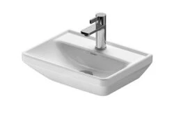 Duravit D-Neo - Fonteintje 450x340 Mm, Met Kraangat, Met WonderGliss, Wit 07384500411
